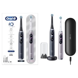 Zestaw szczoteczek magnetycznych Oral-B iO9 Black Onyx oraz Rose Quartz DuoPack