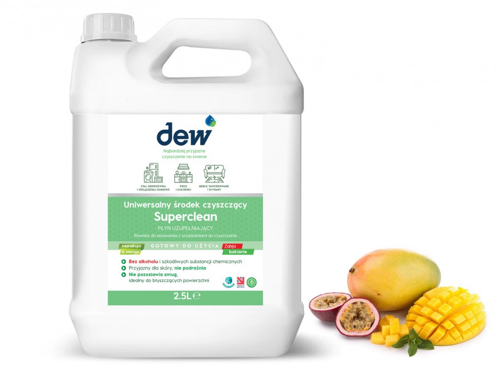 Dew Środek czyszczący Superclean - mango, marakuja 2,5 litra