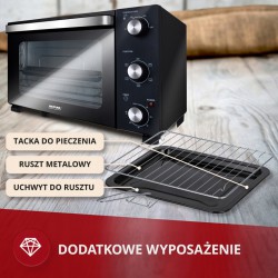 Piekarnik elektryczny z termoobiegiem 22l MPM MPE-14/T