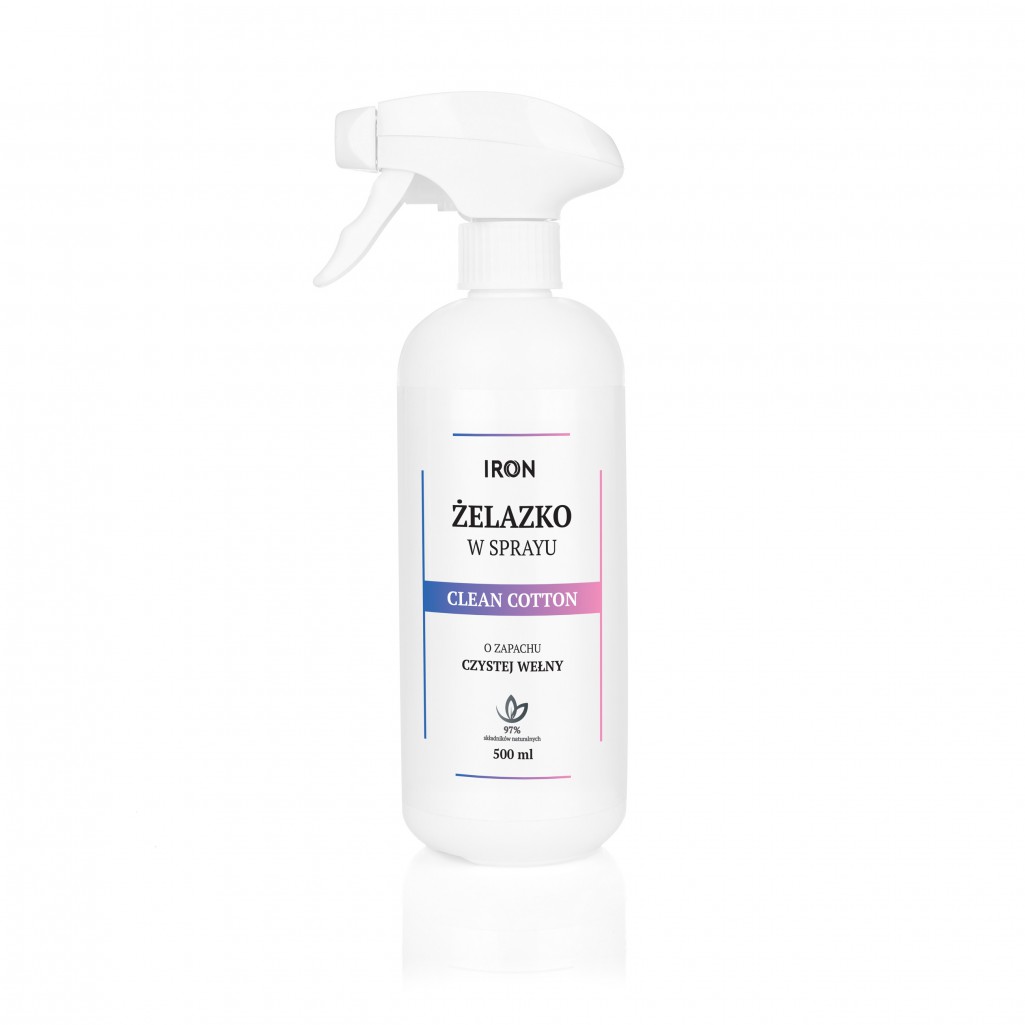 Żelazko w sprayu clean cotton 500ml