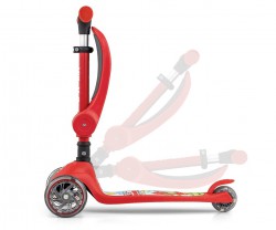 Milly Mally hulajnoga Scooter Fuzzy Red