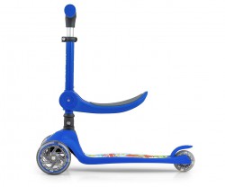 Milly Mally hulajnoga Scooter Fuzzy blue