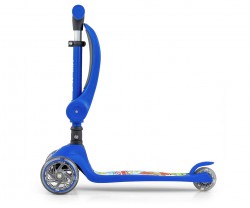 Milly Mally hulajnoga Scooter Fuzzy blue