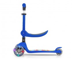 Milly Mally hulajnoga Scooter Fuzzy blue