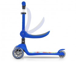 Milly Mally hulajnoga Scooter Fuzzy blue