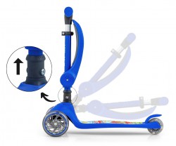 Milly Mally hulajnoga Scooter Fuzzy blue