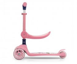 Milly Mally Scooter hulajnoga Fuzzy Pink