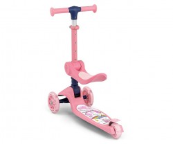 Milly Mally Scooter hulajnoga Fuzzy Pink