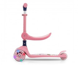 Milly Mally Scooter hulajnoga Fuzzy Pink