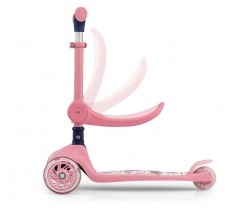 Milly Mally Scooter hulajnoga Fuzzy Pink