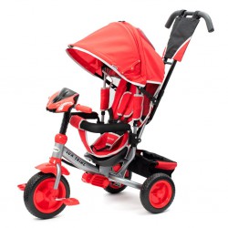 Baby Mix rowerek trójkołowy z LED światłami Lux Trike czerwony