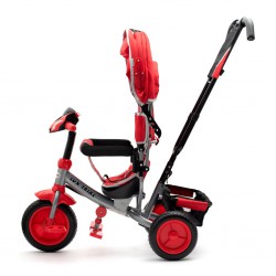 Baby Mix rowerek trójkołowy z LED światłami Lux Trike czerwony