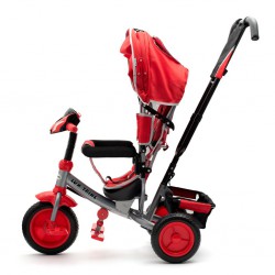 Baby Mix rowerek trójkołowy z LED światłami Lux Trike czerwony