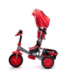 Baby Mix rowerek trójkołowy z LED światłami Lux Trike czerwony