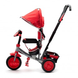 Baby Mix rowerek trójkołowy z LED światłami Lux Trike czerwony