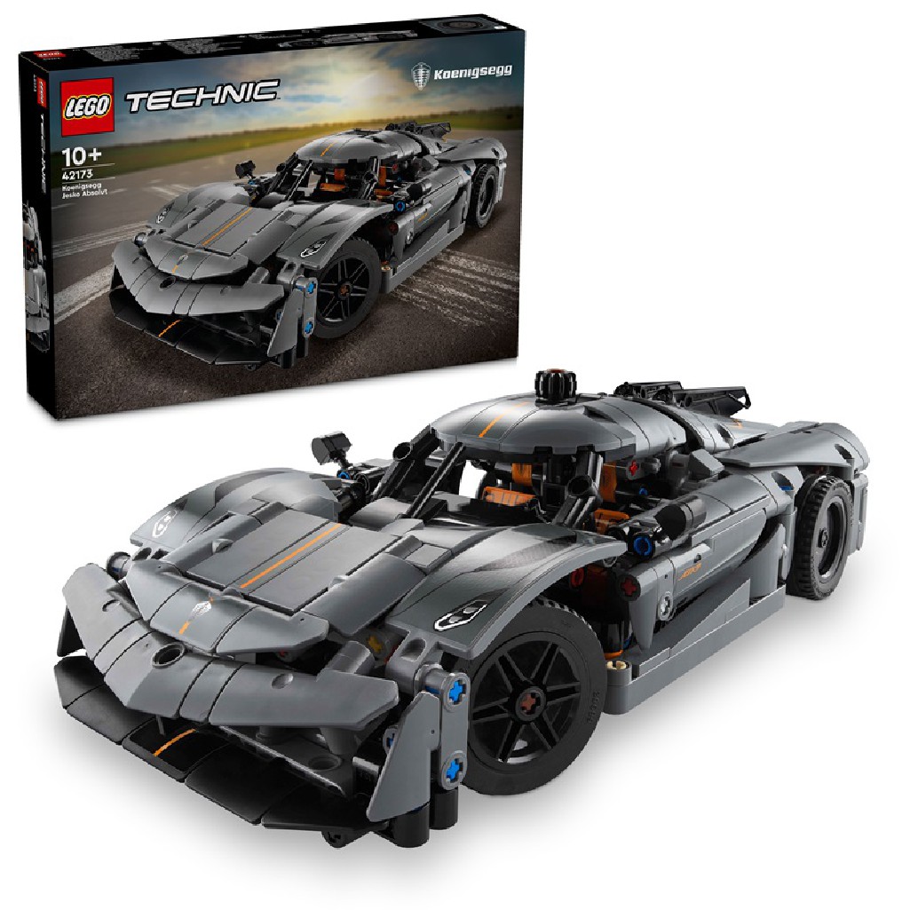 Lego Technic Szary hipersamochód Koenigsegg Jesko Absolut 42173