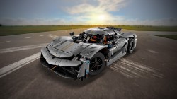 Lego Technic Szary hipersamochód Koenigsegg Jesko Absolut 42173