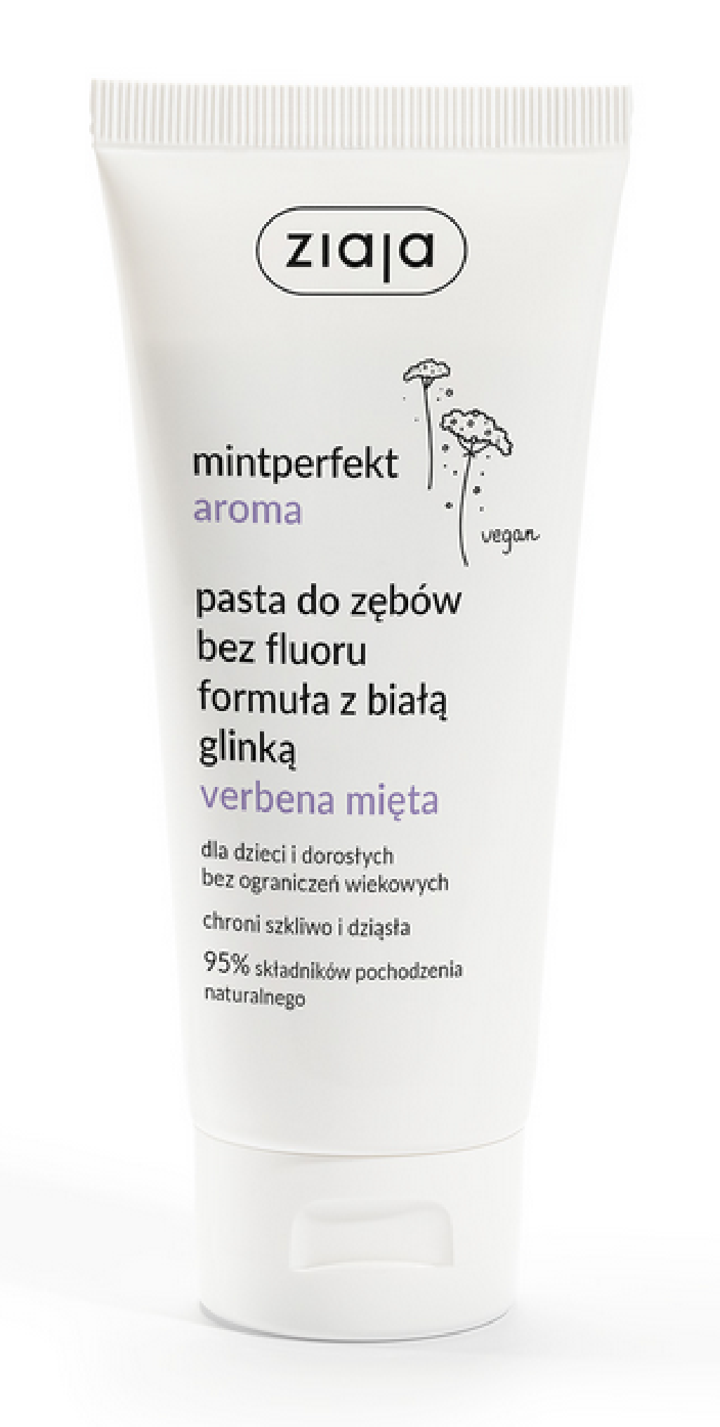 Ziaja Pasta Aroma biała glinka tuba mintperfekt 100ml