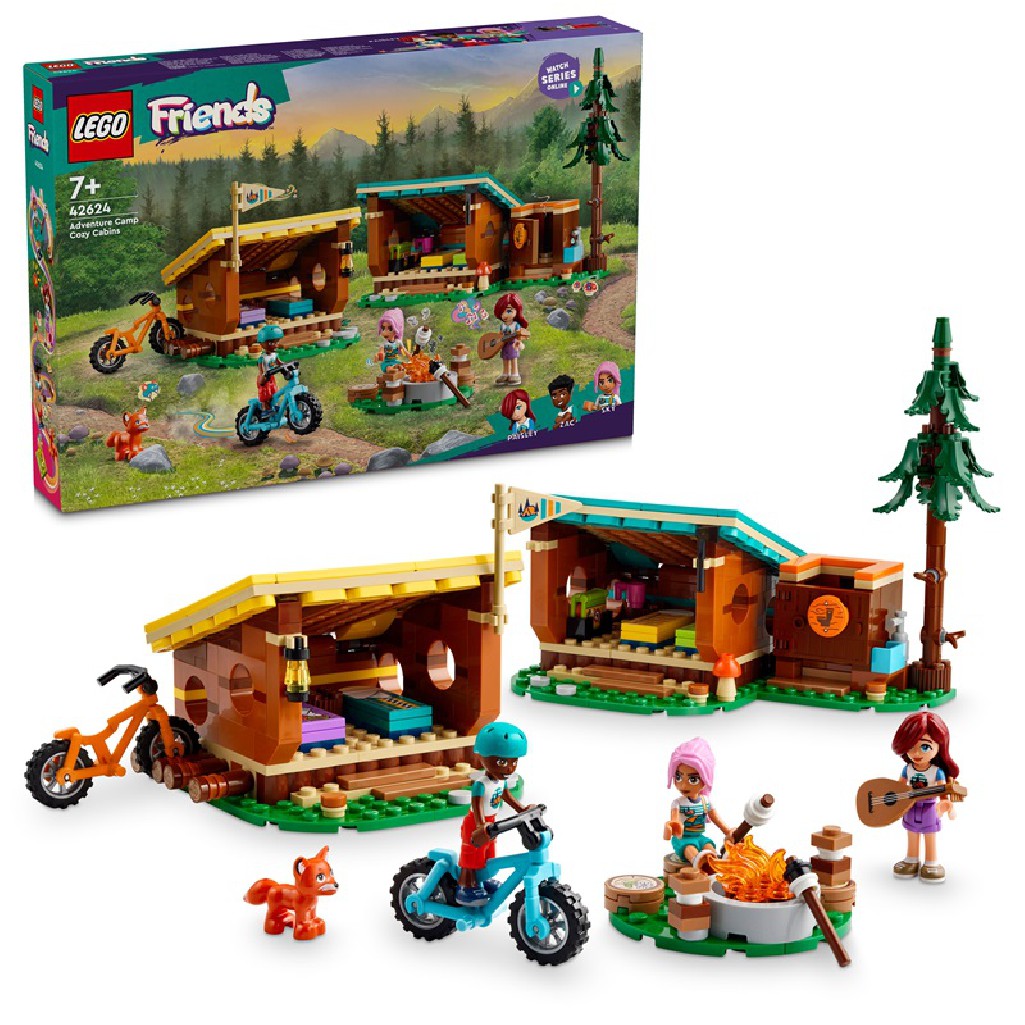 Lego Friends Przytulne domki na letnim obozie 42624