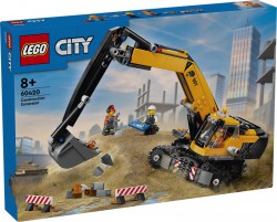 Lego City Żółta koparka 60420