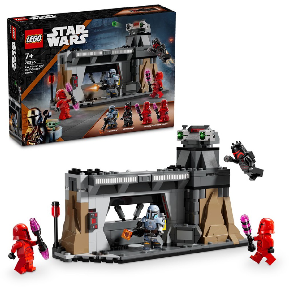 Lego Star Wars Pojedynek Paza Vizsli™ i Moffa Gideona™ 75386 