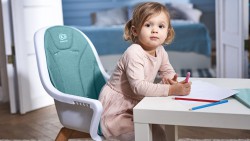 Kinderkraft Tixi krzesełko do karmienia gray
