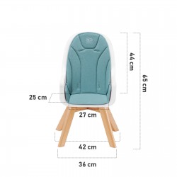 Kinderkraft Tixi krzesełko do karmienia gray