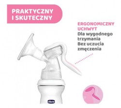 Chicco NaturalFeeling Laktator manulany + wkładki 60 szt.