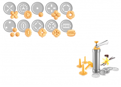 Tescoma Praska do ciasta/dekorator DELÍCIA, metalowa 630535.00