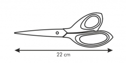Tescoma Nożyczki do domowego użytku COSMO 22 cm, kolorowy mix 888414.00