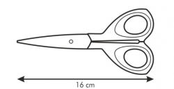 Tescoma Nożyczki do domowego użytku COSMO 16 cm, kolorowy mix 888410.00