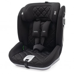 Baby Mix HERO Pro Fotelik samochodowy 76-150cm 9-36kg montaż pasem i-Size black