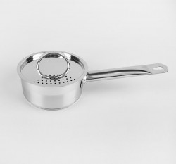 Maestro Rondel z pokrywką z dziurkami MR 3511 14S INOX 0.75 L