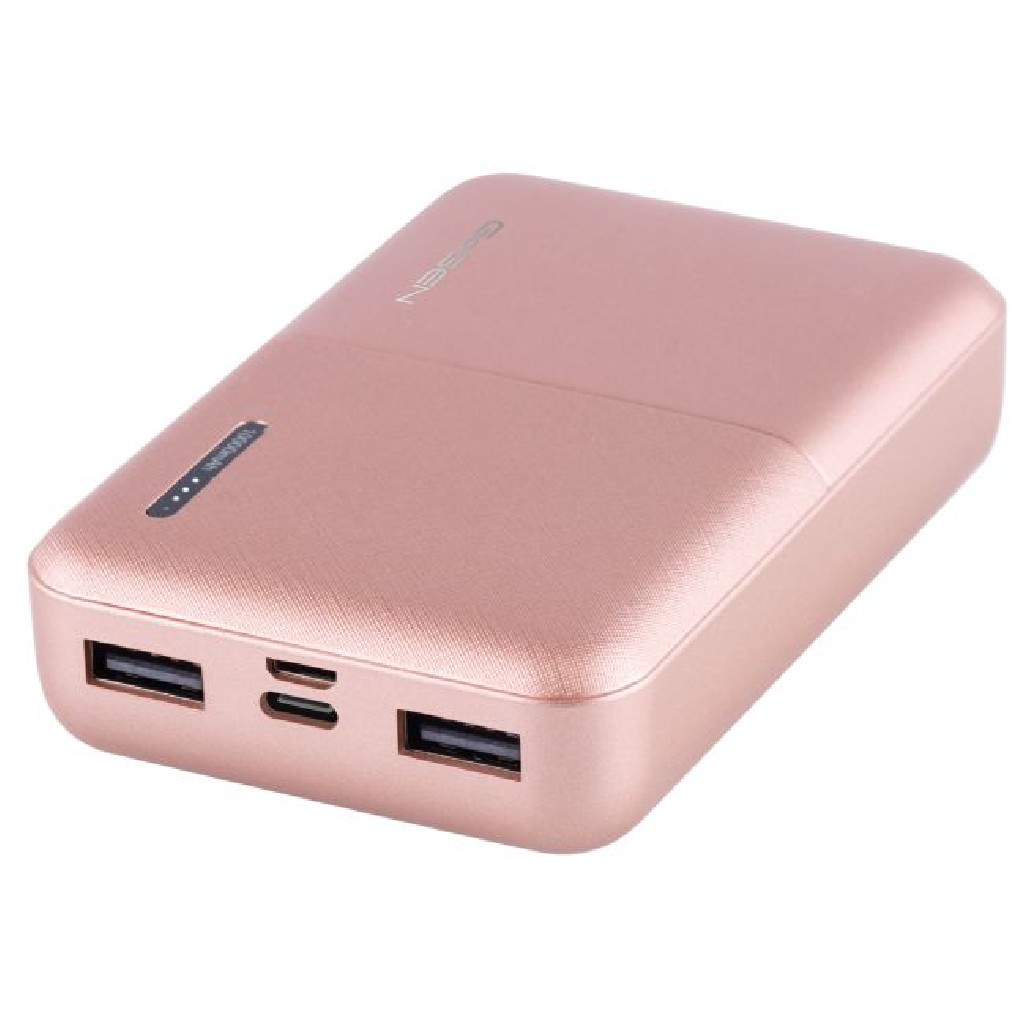 GoGen Powerbank Gogen PB100007RG różowy 10000 mAh 2xUSB