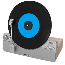 Gramofon wertykalny BLAUPUNKT VT-100SL srebrny