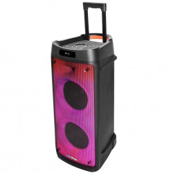 GŁOŚNIK PB 08 DB BLAUPUNKT LED PARTY BOX KARAOKE 2 x MIKROFON  BEZP. BLUETOOTH