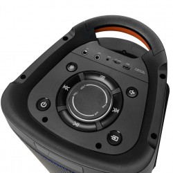 GŁOŚNIK PB 08 DB BLAUPUNKT LED PARTY BOX KARAOKE 2 x MIKROFON  BEZP. BLUETOOTH