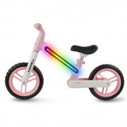 Kidwell  Rowerek biegowy SUNO Pink świecąca led rama