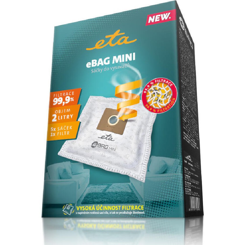 Worek syntetyczny do odkurzaczy ETA Mini ETA960068030 typu EBAG, SafBag