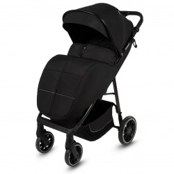 Kidwell Wózek spacerowy ENZO do 22kg UPF 50+ koła piankowo-gumowe black
