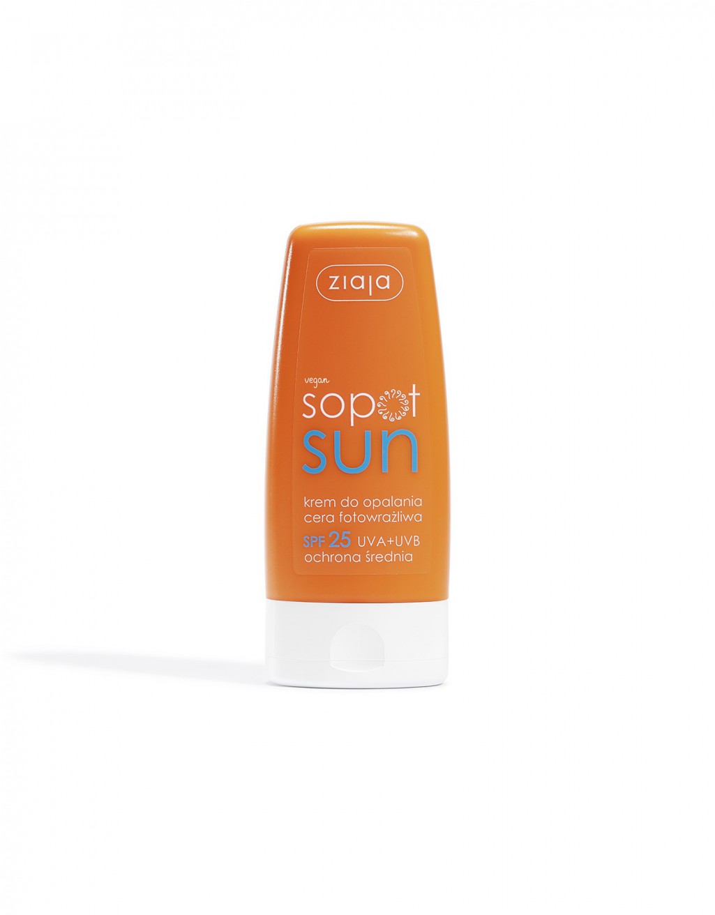 Ziaja Krem do opalania cera fotowrażliwa SPF 25 UVA UVB Sopot Sun 60 ML