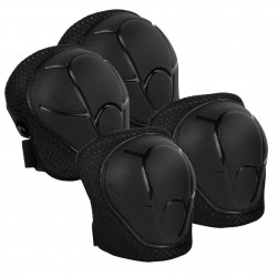 Kidwell Zestaw ochraniaczy TRIX Black M od 25 kg do 50 kg