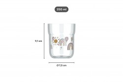 SZKLANKA DZIECIĘCA 250ML MIO FOREST FRIENDS 108022065408