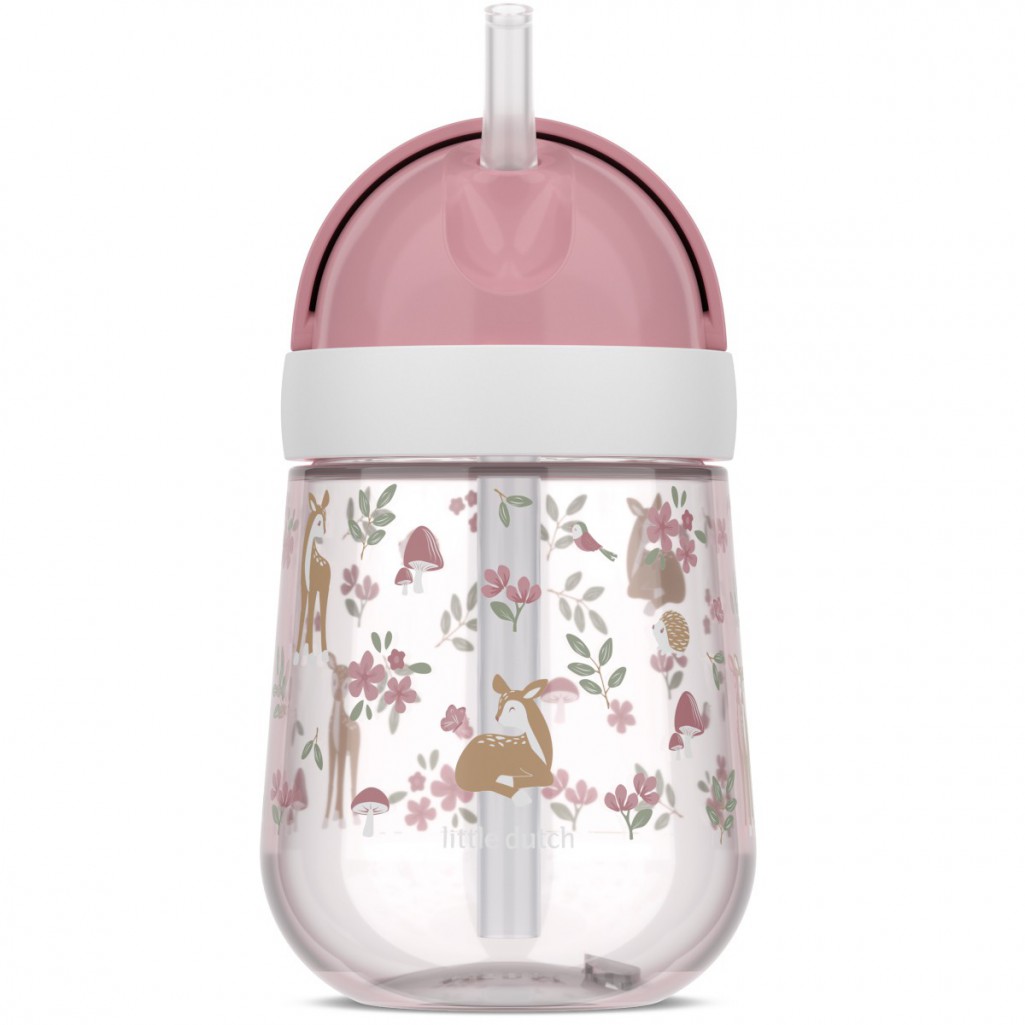 KUBEK DZIECIĘCY ZE SŁOMKĄ 300ML MIO FAIRY GARDEN 108014065406