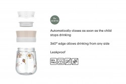 KUBEK DZIECIĘCY TRENINGOWY DO NAUKI PICIA MIO 300 ML FOREST FRIENDS