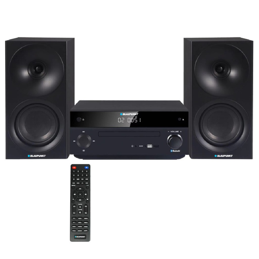 Mikrowieża z Bluetooth i odtwarzaczem CD/USB BLAUPUNKT MS30.2BT czarna
