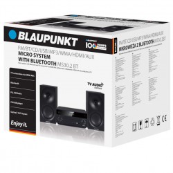 Mikrowieża z Bluetooth i odtwarzaczem CD/USB BLAUPUNKT MS30.2BT czarna