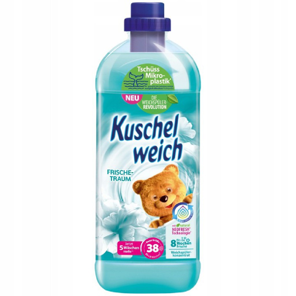 Płyn do płukania KUSCHELWEICH 1L FRISCHETRA turkusowy