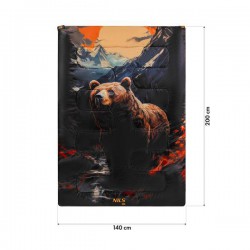 NILS NC3601 ŚPIWÓR 3W1 DWUOSOBOWY BEAR