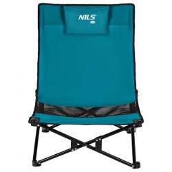 NILS NC3306 NIEBIESKO-CZARNE KRZESŁO PLAŻOWE